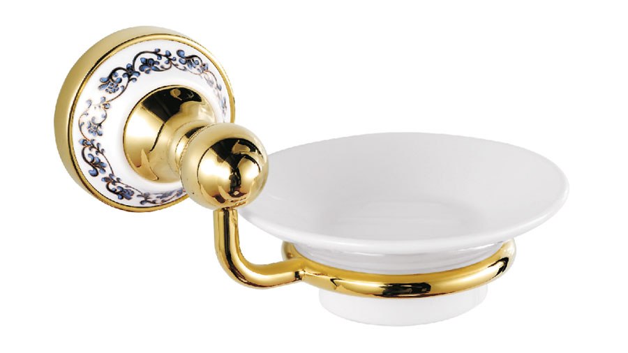Fixsen "GOLD BOGEMA" Мыльница керамика FX-78508G (к/к 10) — купить в Алматы