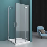 душевой уголок belbagno kraft-ah-22-120/80-c-cr-r 120x80 правый, стекла прозрачные, профиль хром