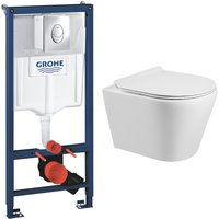 комплект инсталляции grohe rapid sl 38721001 (3 в 1) с кнопкой и подвесным унитазом alpen  a01s