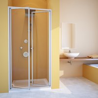 душевая дверь gutewetter practic door gk-402 110 (матовый хром/полистирол rain)