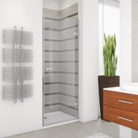 душевая дверь gutewetter trend door gk-861 80 (золото металлик/стекло бесцветное two)