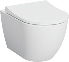 унитаз подвесной vitra mia round smoothflush 7510b003-0075 с сиденьем микролифт 801-003-019 безободковый